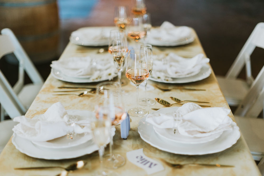 The Savannah Creative wedding table