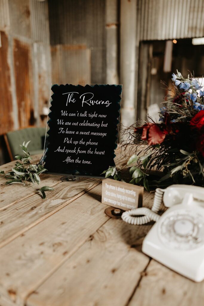 after the tone wedding sign in book in lubbock texas