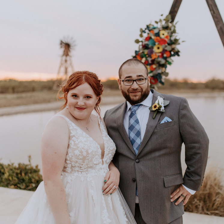 fall wedding in Ropesville, TX